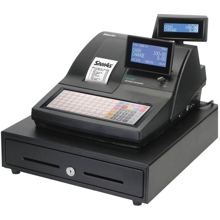Used Sam4s NR520F Cash Register EPOS System Till for Fast Food & Restaurant