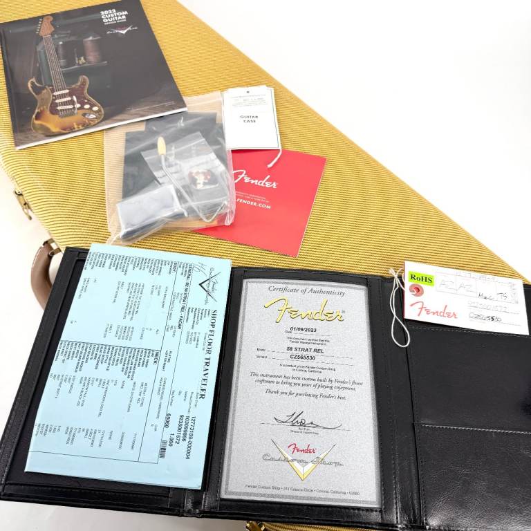 2023 Fender Custom Shop '58 Stratocaster Relic - Faded Aged Candy Apple Red - Trades