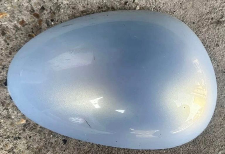 Genuine Rover 25 200 Mirror Cover MG ZR Right Side RH Door JHI Ski Blue 20 - 06