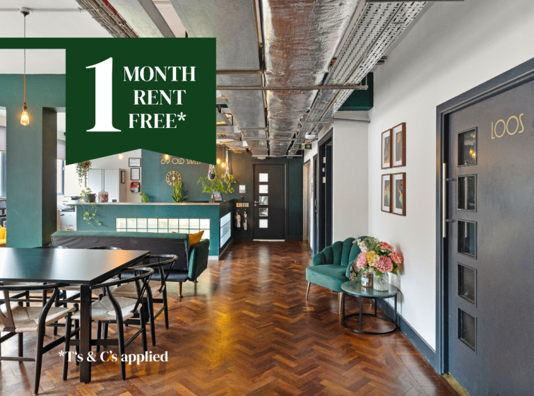 Move-In Ready 8 and 9 Desk Private Offices | Flexible Terms | Rooftop Terrace | Old Street