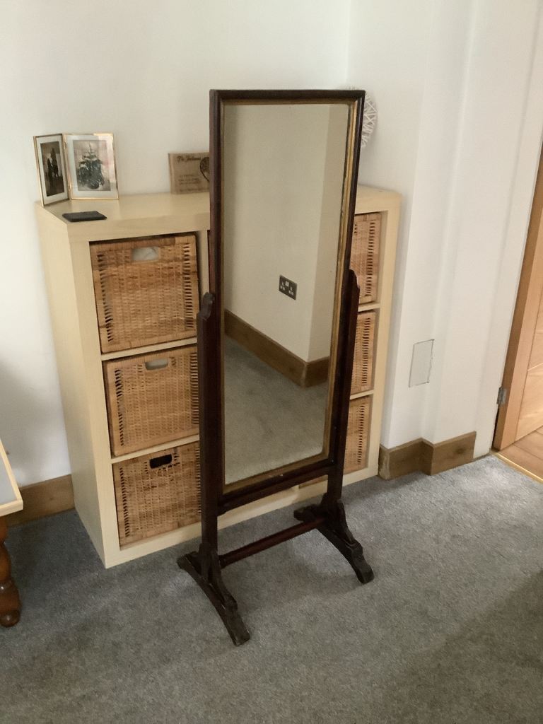 Antique Cheval Free Standing Mirror