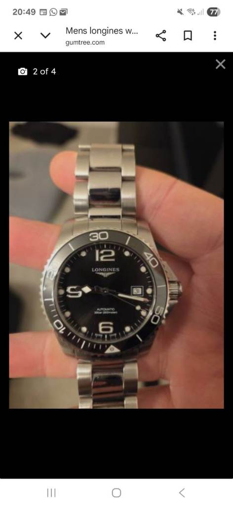 Mens longines watch rrp £1700 £750