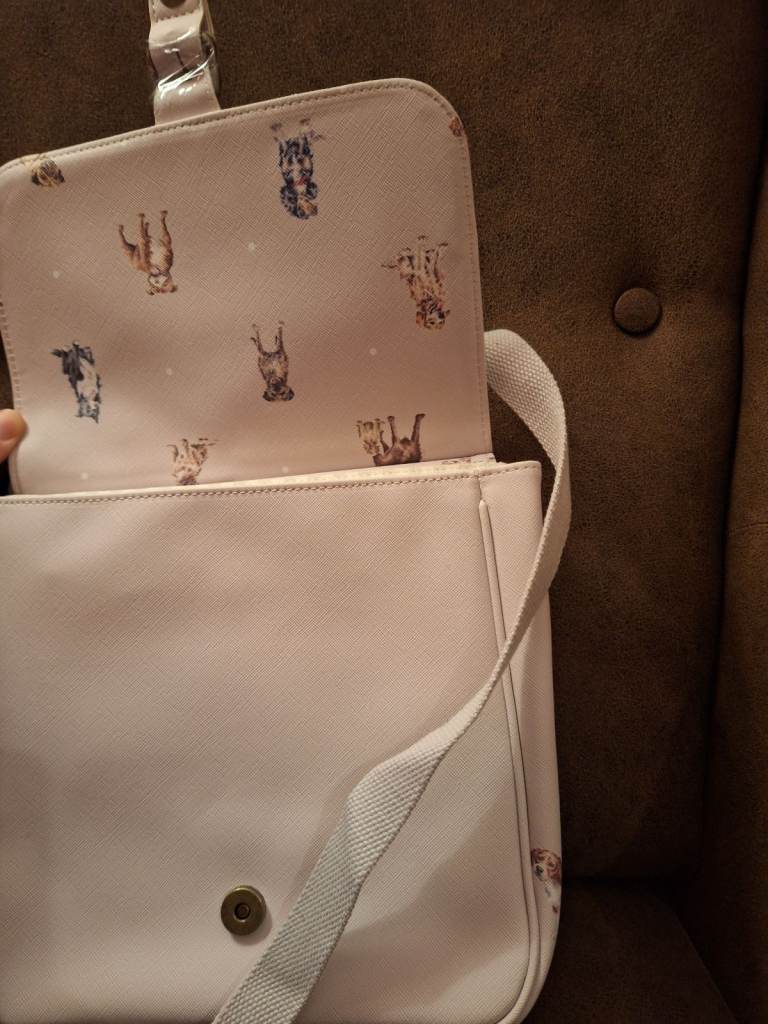 Wrendale Designs By Hannah Dale Satchel Crossbody Handbag Dogs Design BNWT