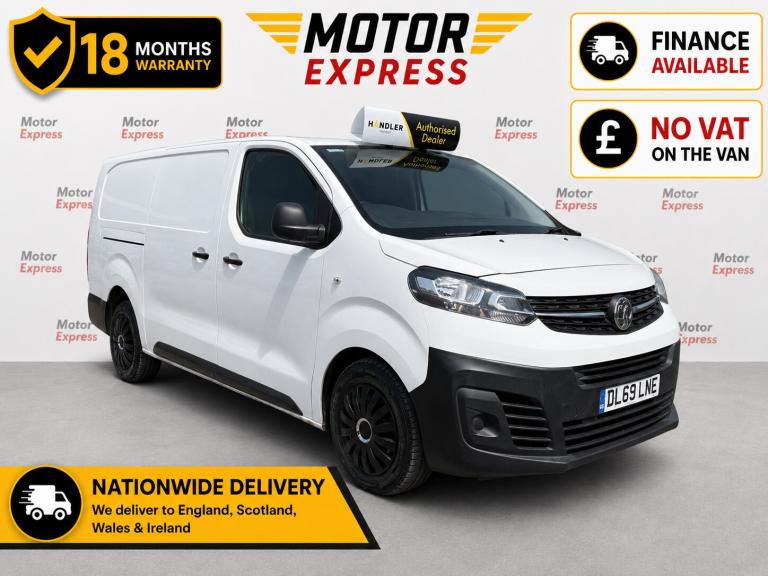 2020 Vauxhall Vivaro 3100 20d 120PS Edition H1 Van PANEL VAN Diesel Manual
