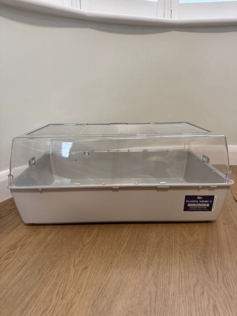 Pets at Home Plastic Home 2 Hamster Cage – Grey
