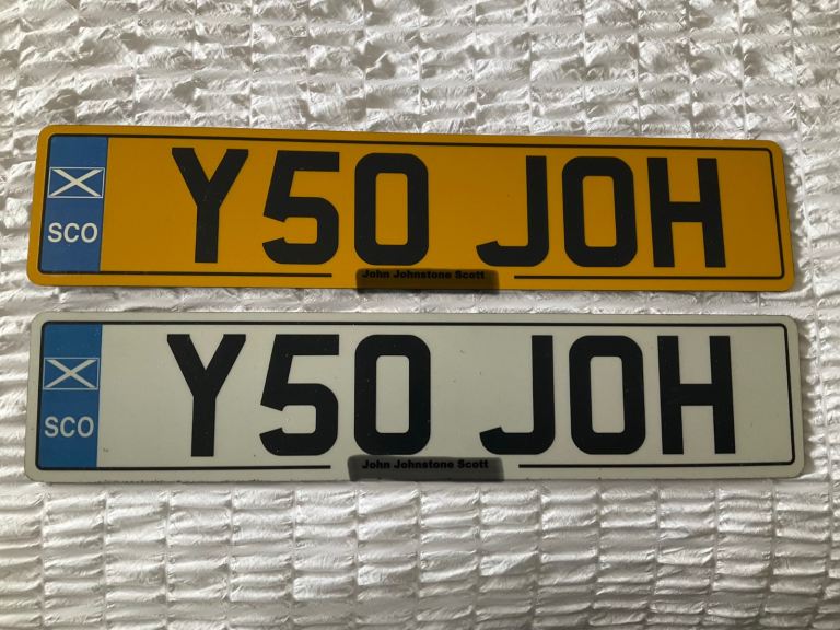 Private Car Registration Plate (On Retention)