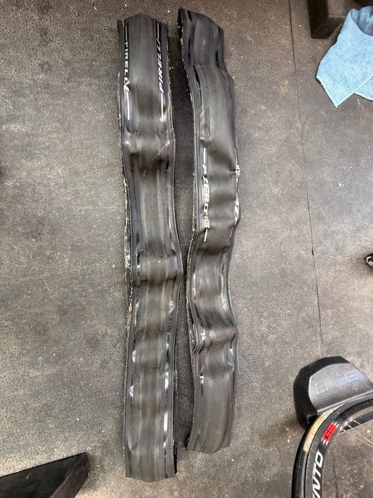 Pirelli P zero TLR 40mm Bike Tyres – Black, Good Condition