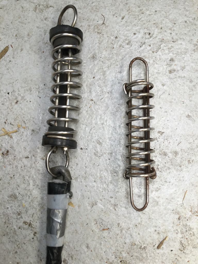 Two boat heavy duty mooring springs 