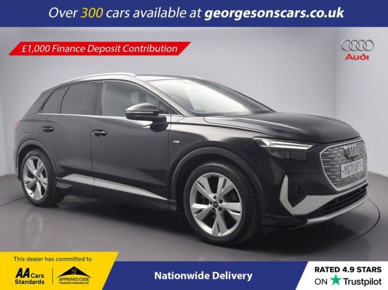 2021 Audi Q4 e-tron 35 S line SUV 5dr Electric Auto 55kWh (170 ps) ESTATE ELECTRIC Automatic