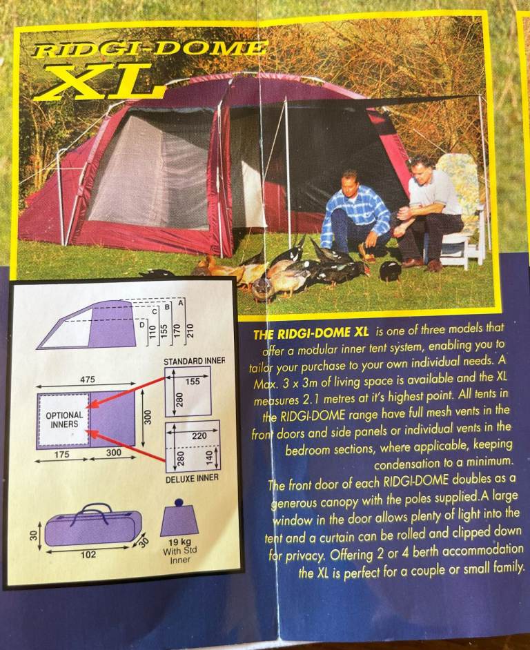 Good sized family tent