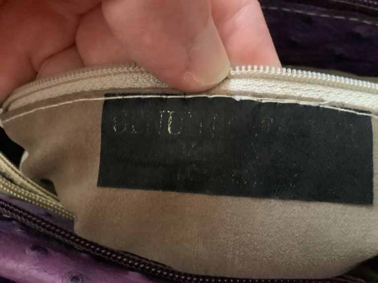 Made in Italy Handbag. Crossbody and real leather.