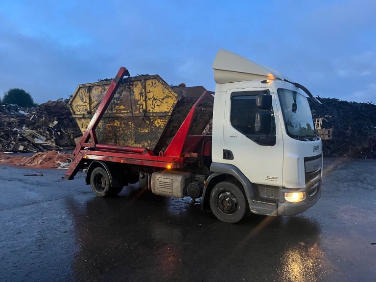 2015 Daf LF 7.5ton Skip Loader Truck not iveco volvo scania man mercedes renault