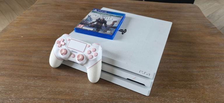 PS4 Pro With Controller and Games