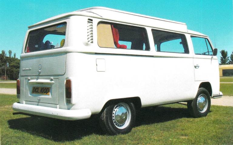 35 Framed original featuring Curvy Bumper, Large Rear Lights VW/Volkswagen Camper Reg DCL1000