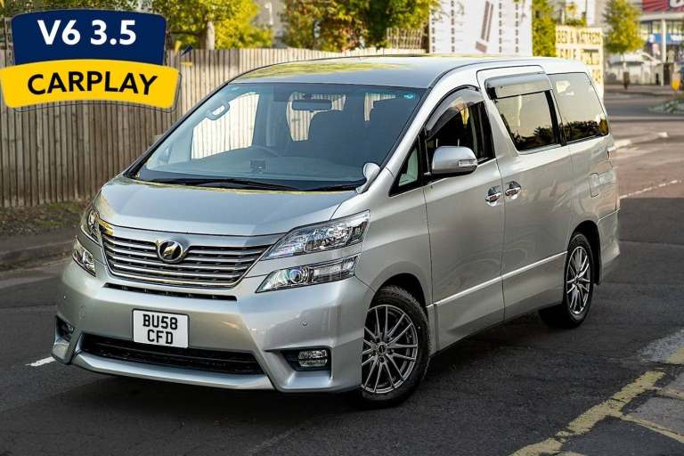 2008 Toyota Vellfire 3.5 V6 8 SEATER automatic ulez 2 keys MPV Petrol Automatic
