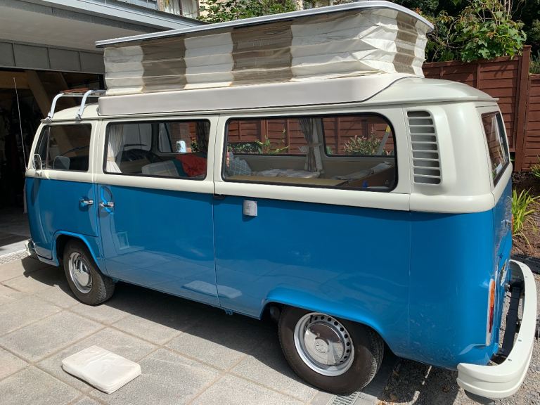 Classic VW T2 bay window Devon camper