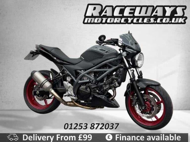 SUZUKI SV650 BLACK AND GREY  2023 72REG, JUST 9,465 MILES, WITH EXTRAS
