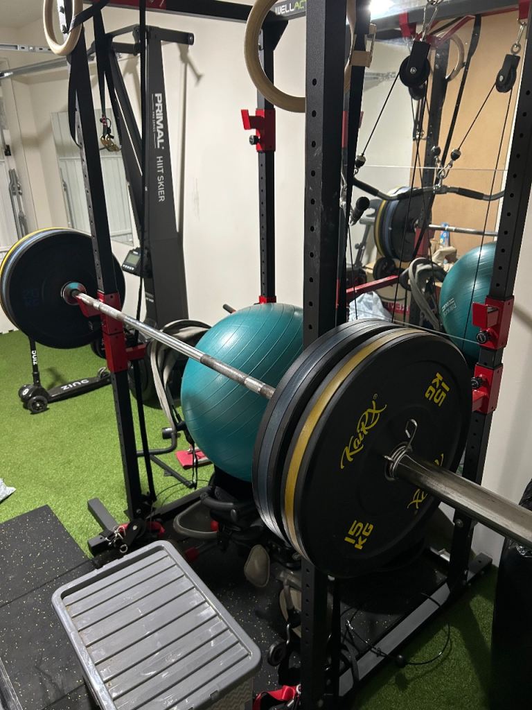 image for 7ft Olympic Barbell, 4ft Barbell, Dumbell Barbells