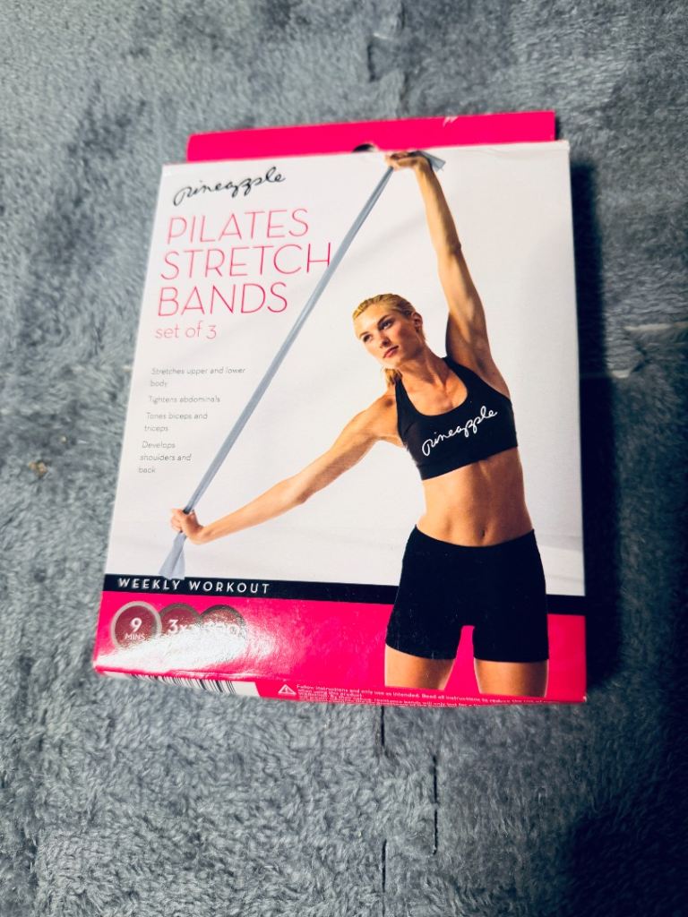 Pineapple Pilates Stretch Bands Set of 3 – NEW