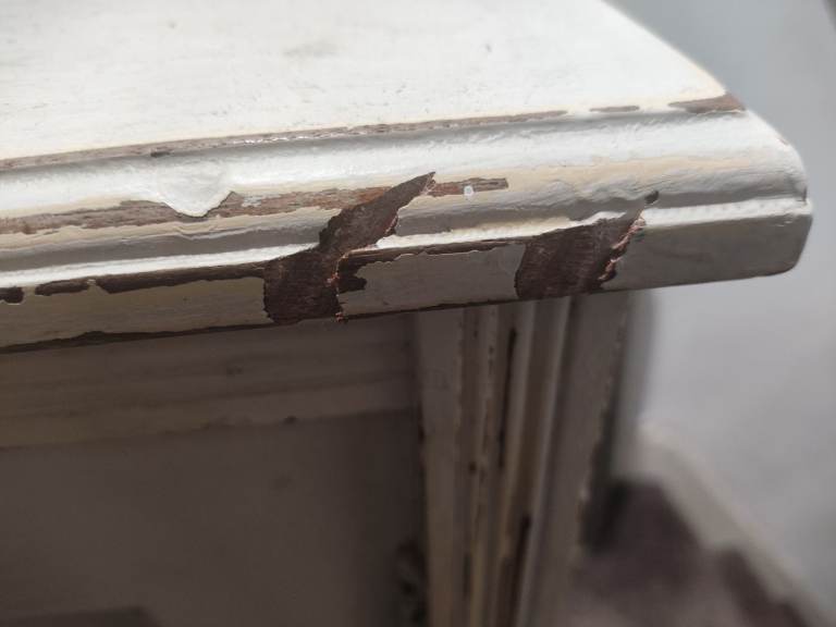 Solid wood bathroom cupboard