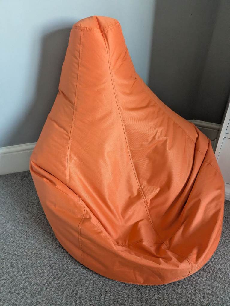 Children's Orange Beanbag chair 