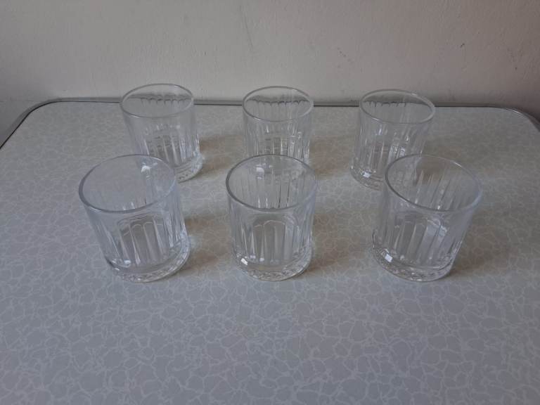 Whiskey Glass Juice Tumbler Tilted Scotch (Glassware for Bourbon/Rum/Bar