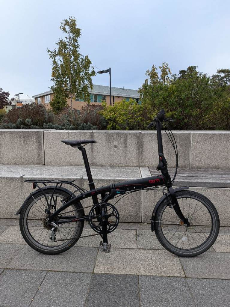 Tern Link P9 Folding Bike – Black, Good Condition