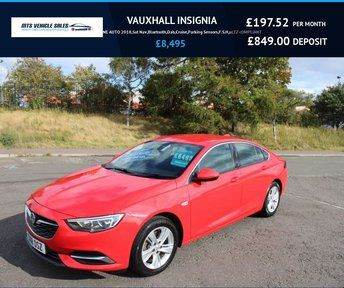 VAUXHALL INSIGNIA 1.6 TECH LINE AUTO 2018,Sat Nav,Bluetooth,Dab,Cruise,Air Con,F.S.H,Ulez Compliant