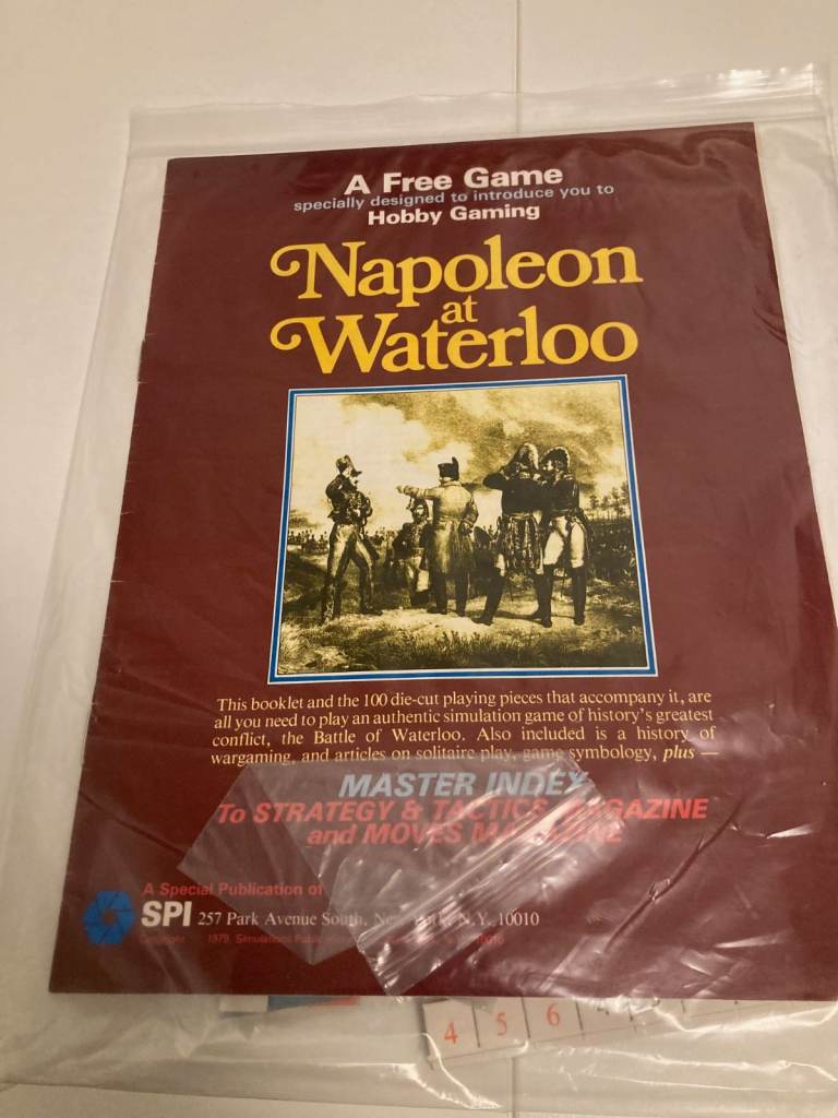 SPI Napoleon at Waterloo Board Game – Good Condition