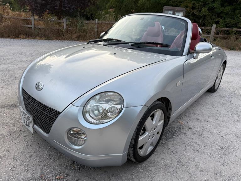 08 DAIHATSU COPEN 1.3 LOW 44K LADY OWNER COLD AC MOT 08/27 RED LEATHER PX SWAPS