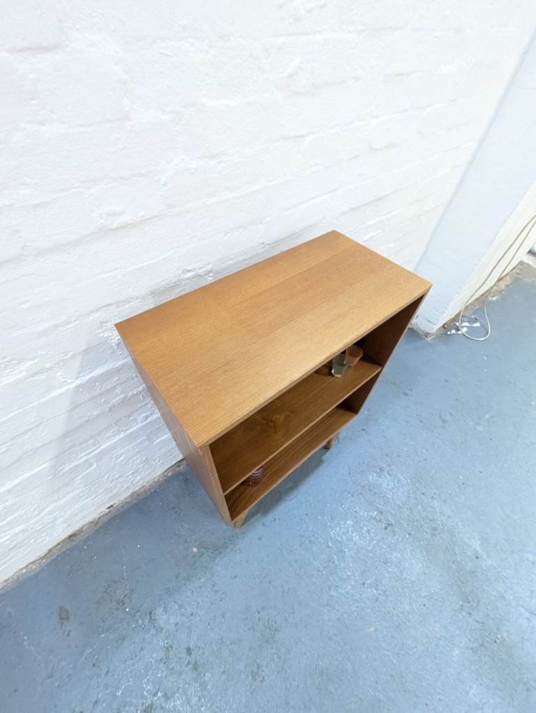 Compact Mid Century Teak Bookcase