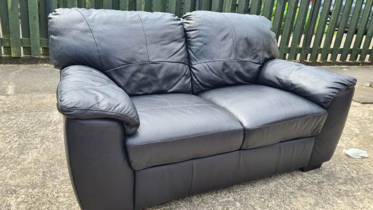 2 seater leather sofa