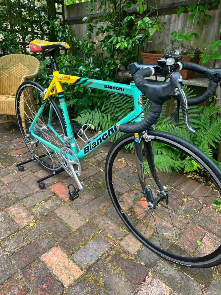 II Ultra Rare Original BIANCHI XLEV2 size/ 54 cm Road Bike Full Record
