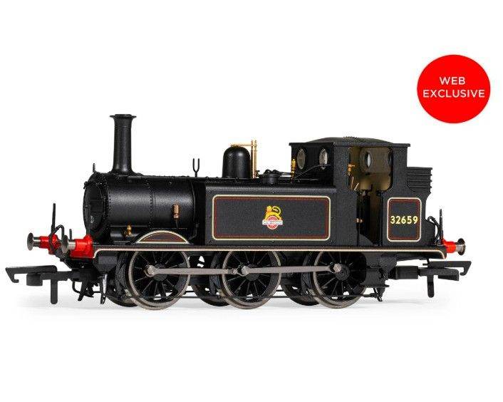 HORNBY 00 GAUGE R30391 BR BLACK A1X TERRIER 0-6-0T LOCO 32659 