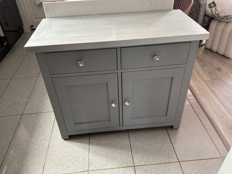 Gorgeous grey solid wood contemporary dresser/sideboard