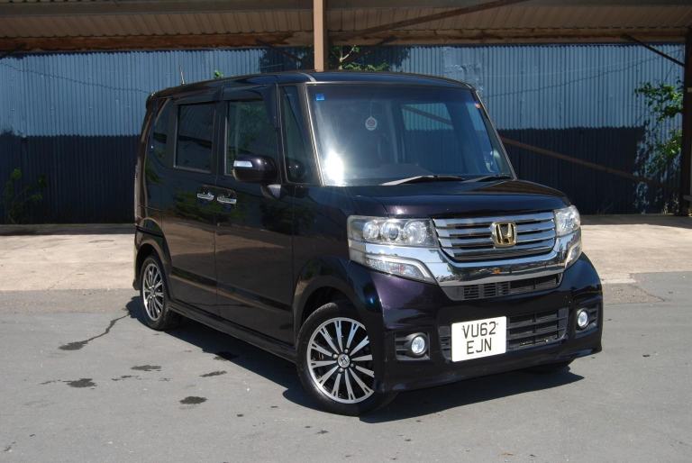 HONDA N-BOX CUSTOM G TURBO PACKAGE GOLD BADGE EDITION Purple Auto Petrol 2012