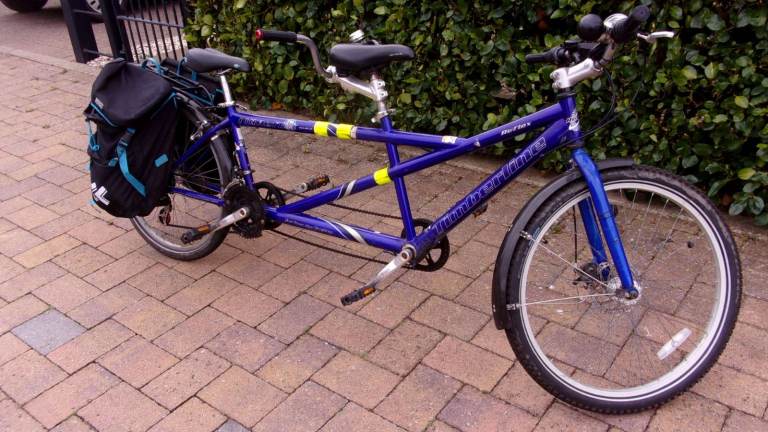 Wonderful Tandem Bike with Rack for Car Roof
