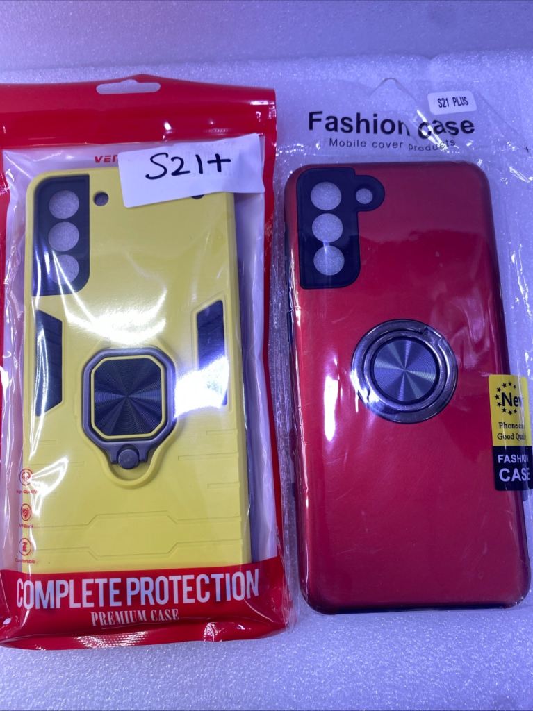 Hard Ring Cases for Samsung Galaxy S21 Plus. £5.99 each, 2 for £10.