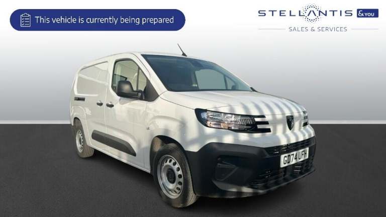 2025 Peugeot Partner 1.5 BlueHDi 100 Professional Crew Van PANEL VAN DIESEL Manual