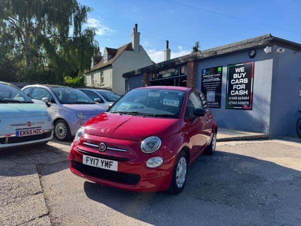 2017 Fiat 500 1.2 Pop 3dr HATCHBACK Petrol Manual