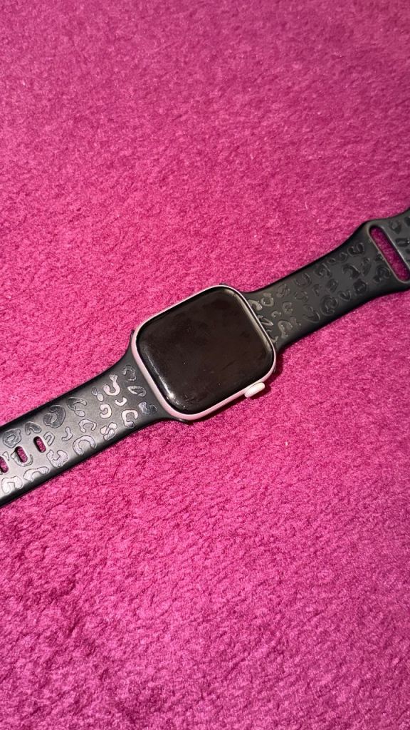 Apple Watch series 10 with Box - Black Strap, Good Condition
