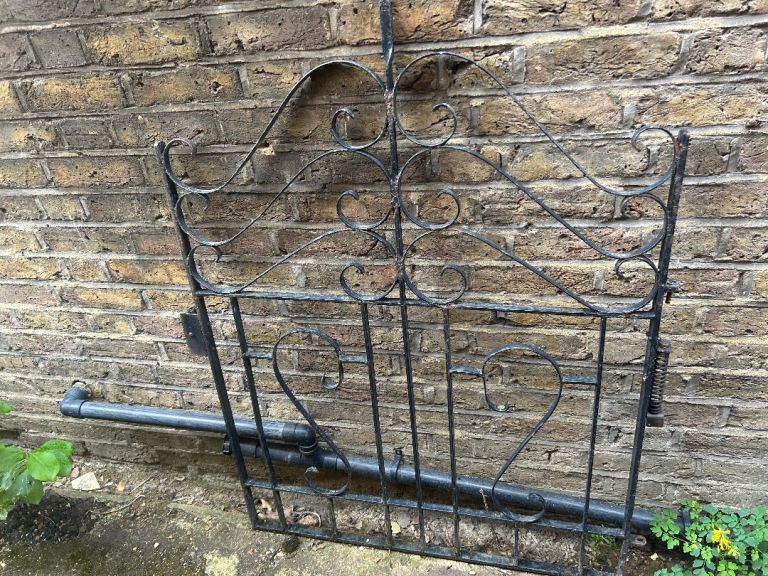 Reclaimed Victorian wrought iron Front Gates x2