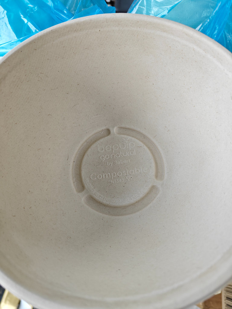 Sabert Buddha Bowl 1000ml - Compostable - great for streetfood - New/Unused (255 pieces)