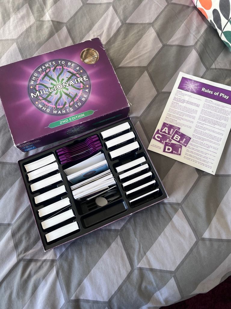 Who wants to be a millionaire board game