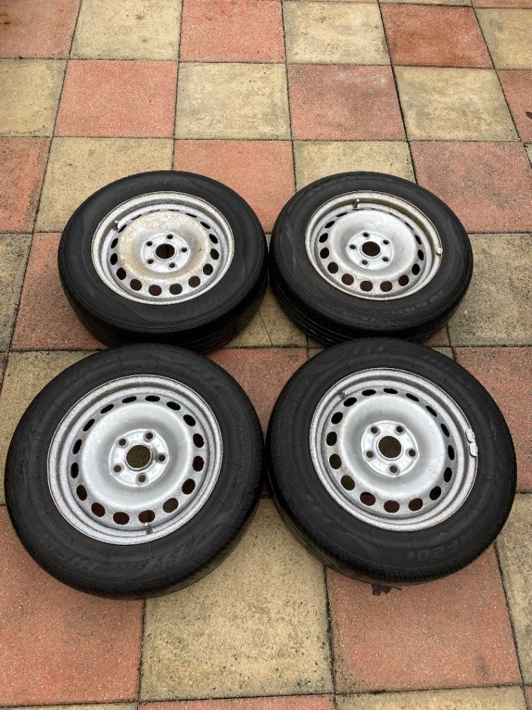 VW 15” Steel Wheels 5 x 112  195/65 r15