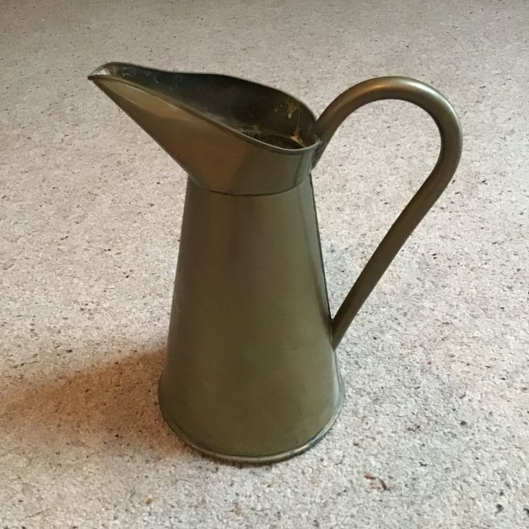 Vintage brass pitcher or ewer