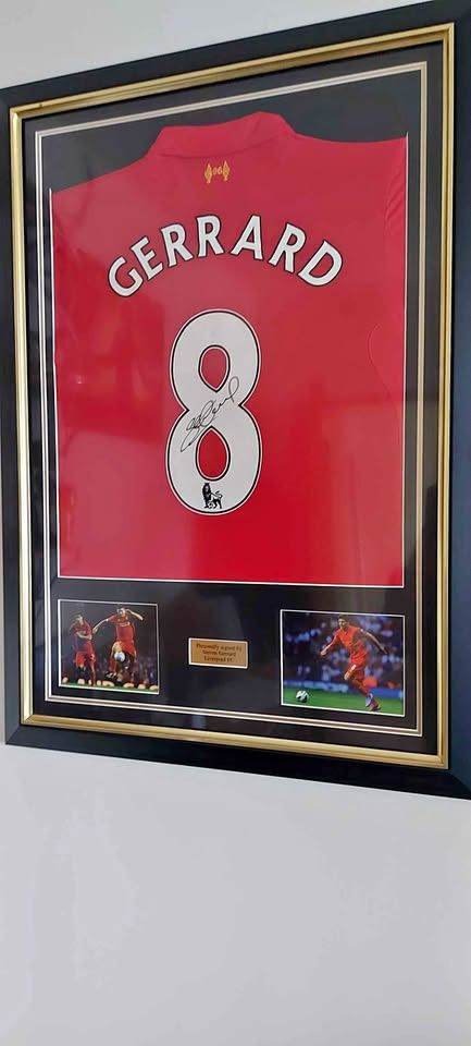 Signed Steven Gerrard jersey