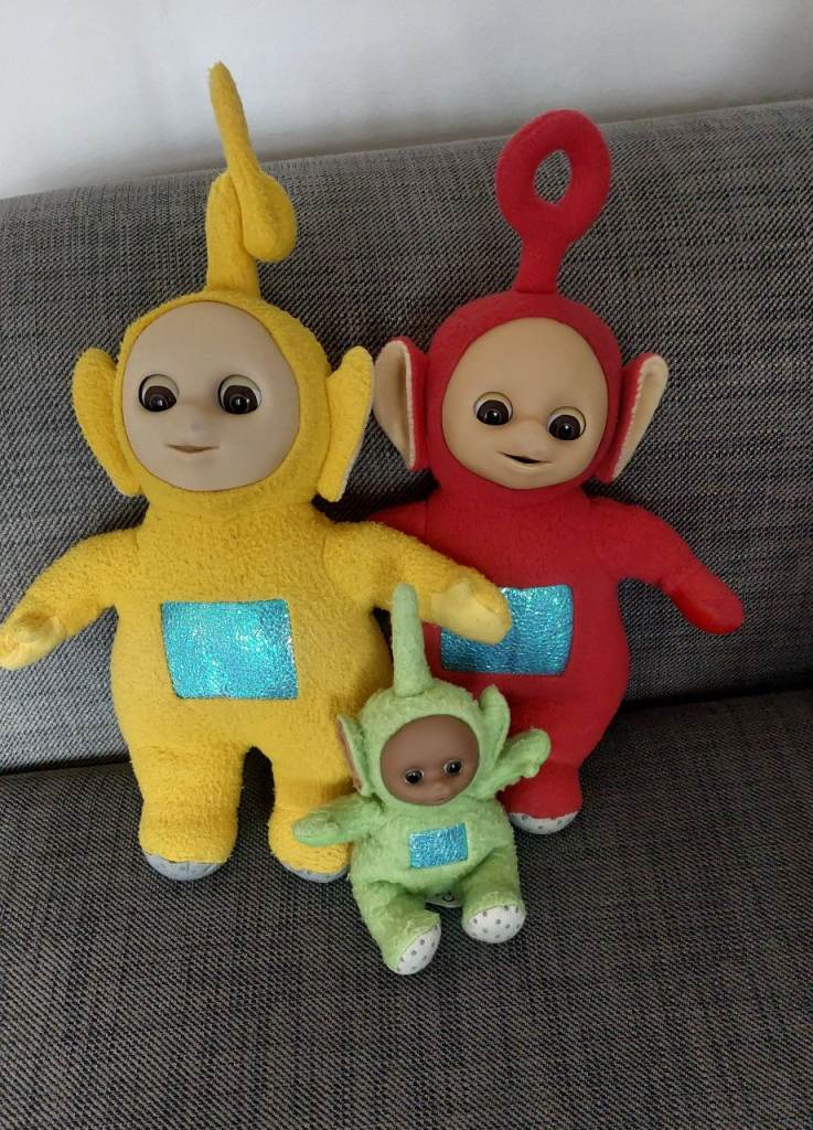 Teletubbies toys.