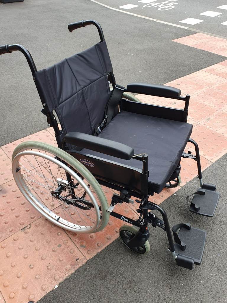 WHEELCHAIR EXTRA WIDE WITH LARGE WHEELS 
