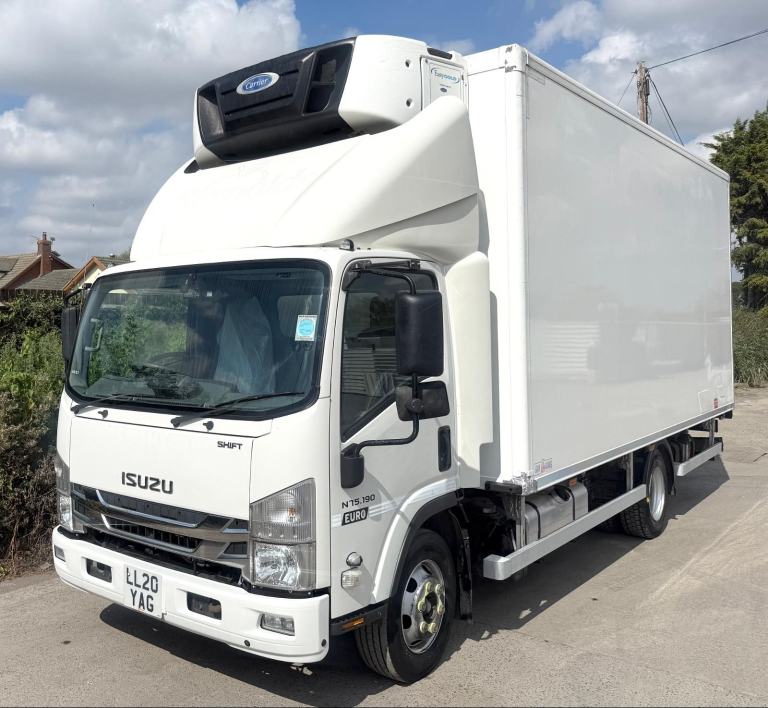 2020 ISUZU FORWARD N75.190 FRIDGE FREEZER TRIPLE BARN DOORS 7.5T 3 SEATS EURO-6